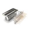 20PCS Stainless Steel Popside Molds Kit Ice Pop Makers with Rack,Portable Silver Commercial Ice Pop Molds Ice Cream Maker Mold Stick Holder w/Cleaning Brush & Wooden Sticks view 4