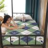 5cm Thicken Japanese Floor Futon Mattresses Non-Slip Quilted Mattress Pad Breathable Soft Foldable Roll Up Mattress Double Single Tatami Mat for Dormitory Bedroom,A,150 * 200CM view 1