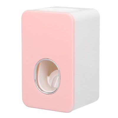 FTVOGUE Automatic Toothpaste Dispenser Wall Mount Bathroom Accessories ABS with Super Glutinous Suction Pad for Kids Family()