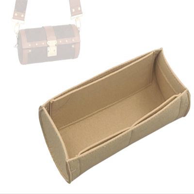 Lckaey Suitable for new TRUNK Papillon liner bag storage and finishing lining bag support felt bag storage bag 1002Khaki-A