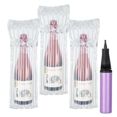 Kivsty 50Pcs Wine Bags for Travel, Wine Bottles Shipping Wrap Bubble Bags