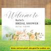Custom Bridal Shower Sign with Stand, Personalized Bridal Shower Welcome Yard Sign for Indoor and Outdoor Use, 24" W x 18"H (Bridal Shower Design B) view 3