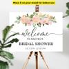 Custom Bridal Shower Sign, Personalized Bridal Shower Welcome Yard Sign for Indoor and Outdoor Use, 24" W x 18"H (Bridal Shower Design A) view 2