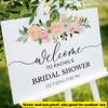 Custom Bridal Shower Sign, Personalized Bridal Shower Welcome Yard Sign for Indoor and Outdoor Use, 24" W x 18"H (Bridal Shower Design A) view 3