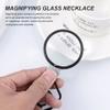3pcs Hanging Portable Reading Magnifiers Lanyard for Seniors Convenient for Jewelry Maps and Detailed Inspection view 3