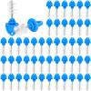 Nuenen 50 Pack Beer Plugs Tap Brush Beer Faucet Cleaning Plug Hygiene Brush Draft for Restaurant Home Party Bar(Blue) view 1