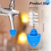 Nuenen 50 Pack Beer Plugs Tap Brush Beer Faucet Cleaning Plug Hygiene Brush Draft for Restaurant Home Party Bar(Blue) view 2
