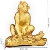 HH-CC Sculpture Statue Sculpture Statues People Animals Abstraction Desktop Coffee Table Crafts Furnishings TV Cabinet Decorations Crafts (Color : Monkey) view 2