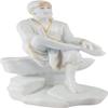 Stone Sai Baba Murti Marble Idol Statue for Pooja - 8 Inch Large Big Size, White view 2