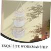 Household Hanging Basket Multi-function Decorative Vegetable Storage Basket Premium Rope Breathable Design for Kitchen Living Room view 3