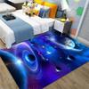 4x6ft Earth Planet Living Room Area Rugs Soft Washable Bedroom Throw Rugs Non-Slip Kitchen Children Boys Room Floor Mats Carpets view 1