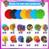 30 pcs Day of The Dead Foil Swirls Decorations Halloween Sugar Skull Flowers Ceiling Hanging Swirls Dia de Los Muertos Party Favors Supplies for Halloween Birthday Skull Mexican Party (Novel Style) view 3