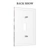 Basketball Sport American Flag 1 Gang Light Switch Plate Decorative Single Toggle Wall Plate Cover Electrical Switchplate Faceplate for Bathroom Bedroom Room Decorate 5" x 3 Jumbo Size view 4