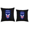 11th Airborne Division Patch - Arctic Angels Throw Pillow view 3