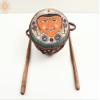 Exotic India 11" Traditional Indian Nagada Drum | Handmade - Wood view 3
