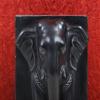 Exotic India 10" Black Marble Elephant Statue - Black Marble view 4