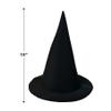 Beistle Soft Witch Hat, One Size, Black (00720) view 3