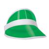 Beistle Clear Green Dealers Visors 4 Pack, Transparent Plastic Sun Visors, Lightweight Headwear for Events, Casino Themed Celebrations & Group Activities, One Size Fits Most Adults view 2