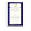 30 Bookmarks Nautical Theme boy Baby Shower Favors Personalized Navy Blue Gold view 2