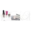 Home Basics 3 Section Plastic Cosmetic Organizer, Clear | Simple Design | Perfect for Bathroom Countertop or Dresser | Use for Jewelry or Make Up view 3