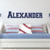 Name Wall Decal Sticker Custom Name Wall Decal Girls Room Boys Room (354) - Personalized Name Wall Decal Nursery Decal - Baby Monogram Vinyl Wall Art (58" Wide x 11" high) view 1