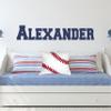 Name Wall Decal Sticker Custom Name Wall Decal Girls Room Boys Room (354) - Personalized Name Wall Decal Nursery Decal - Baby Monogram Vinyl Wall Art (85" Wide x 16" high) view 1