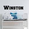 Name Wall Decal Sticker Custom Name Wall Decal Girls Room Boys Room (354) - Personalized Name Wall Decal Nursery Decal - Baby Monogram Vinyl Wall Art (85" Wide x 16" high) view 2