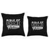Aisle of shame grocery shopping veteran mom shirt Throw Pillow view 3