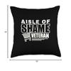 Aisle of shame grocery shopping veteran mom shirt Throw Pillow view 4