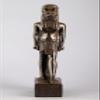7Ancient Egyptian statue of Sekhmet, also spelled of Sakhmet,in Egyptian religion,a god of the war and destroyer of the enemies of the sun god Re Heavy black stone made in Egypt view 2