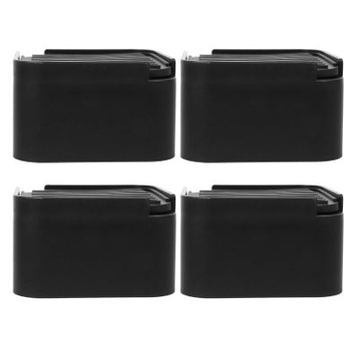 Homoyoyo 1set Adjustable Furniture Risers Heavy Duty Bed Elevators for Sofa Couch Desk Table Non- Pads for Easy Installation Floor