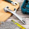 Romooa 2 Pieces Bucket Opener 5 Gallon, Silver Aluminum Paint Pail Buckets Lid Opener Wrench Metal Can Lid Remover Tool for Home Industrial Use view 4