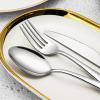 40-piece Silverware Set for 8, Stainless Steel Flatware Cutlery Set, Kitchen Utensil Tableware sets Include Spoon, Fork & Knife for Home, Dishwasher Safe view 3