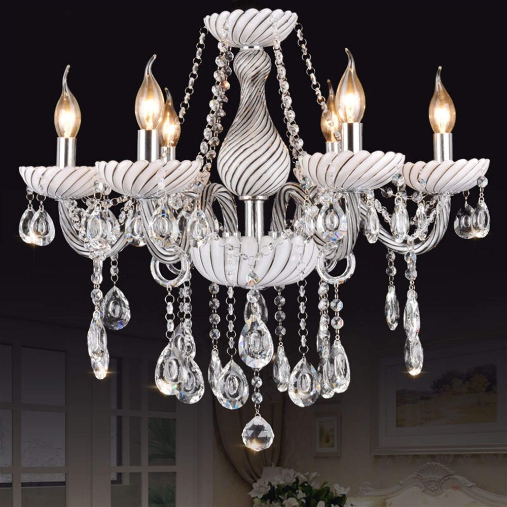 Machine Modern Crystal Chandelier for Hallway Kitchen Dining Room Bedroom Lustre para Quarto 6/8/10 Light Indoor Home Lustre candelabro (Size : 15 Lights)