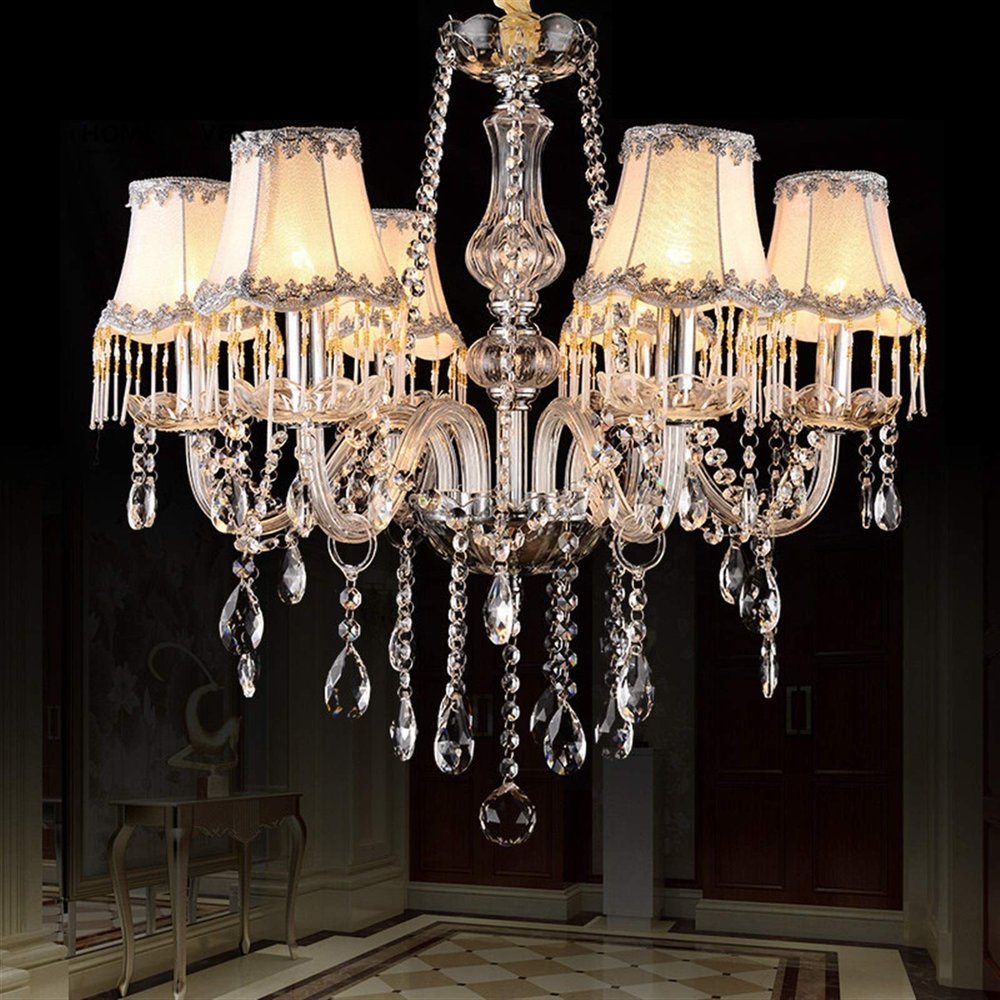 Machine Chandeliers Compatible with Dining Room Dining Room Kitchen Lights Lustre De Plafond Indoor Home Wedding Decoration Lustres para Quarto (Size : 8 Lights)