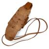 5MOONSUN5's Beer Holster Leather Cowboy Beer Holster, Handsfree Beverage Holder, Bottle Leg Grip, Old School, Western Drinking, Men's Party Gift Gear, Handmade with Brass Metal Rivets (Beige Brown) view 4