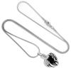 SHEIL Free Engraving 316L Stainless Steel Heart Urn Necklace Pendant with Funnel Kit Cremation Ashes (Heart Pendant),5 view 4