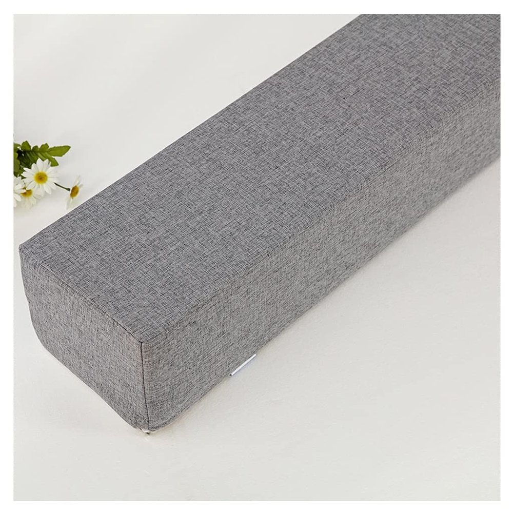 Bed Gap Filler Bed Wedge Pillow Headboard Pillow/Mattress Wedge Between Headboard and Mattress Mattress Gap Filler Headboards Cushion Pillow Sofa Support (Color : Gray, Size : 10X15X50cm)