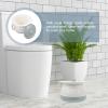 Cabilock Reusable Chamber Pot Potty Urine Plastic Bedroom Urinal Pee Pot Bucket Portable Toilet Spittoon with Lid for Home Hospital Kids Adults Elderly Pregnant Car Travel Use Light Blue view 3