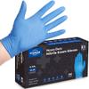 TitanFlex Nitrile Exam Gloves, Blue, 6-mil, Large, Box of 100, Heavy Duty Nitrile Gloves Disposable Latex Free, Powder Free, Medical Gloves, Cooking Gloves, Mechanic Gloves, Cleaning Gloves view 1