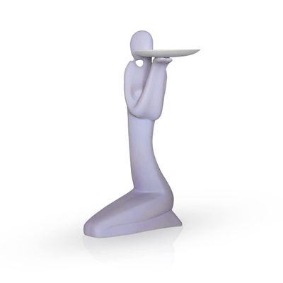 BOOMLATU Abstract Pillar Candle Holder,Modren Decorative Candle Stands for Home Decor Centerpiece