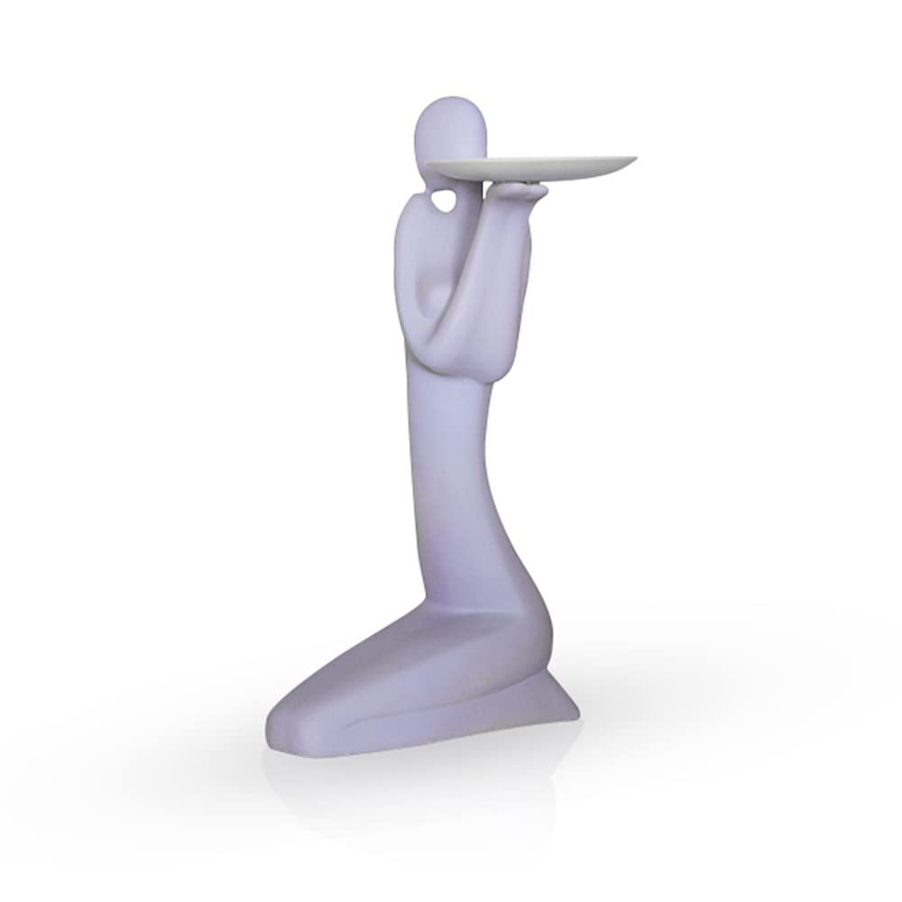 BOOMLATU Abstract Pillar Candle Holder,Modren Decorative Candle Stands for Home Decor Centerpiece
