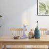 BOOMLATU Abstract Pillar Candle Holder,Modren Decorative Candle Stands for Home Decor Centerpiece view 2