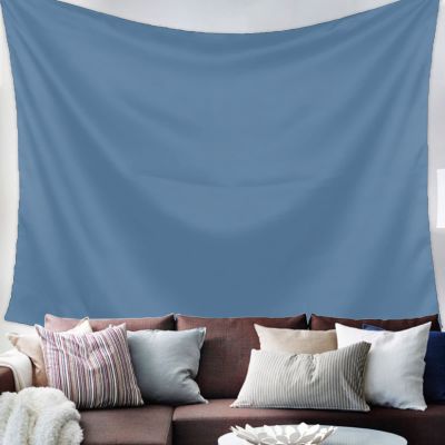 YOKOU Wall Tapestry, Solid Color Baby Blue Royal Blue Wall Hanging Tapestries for Bedroom, Dorm, Living Room, Home Dcor 39"X59"