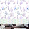 YOKOU Wall Tapestry, Dreamlike Hippocampus Conch Shell Scale Summer Marine Life Ocean Wall Hanging Tapestries for Bedroom, Dorm, Living Room, Home Dcor 39"X59" view 1