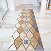 GRAPKS Geometric Pattern Rug Runners for Hallway, Entryway, Kitchen, Stair, Wide 60cm/70cm/80cm/100cm Indoor Corridor Runner Carpet, Washable Area Rug (Size : 2.3 ft x 11.5 ft) view 2