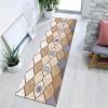 GRAPKS Geometric Pattern Rug Runners for Hallway, Entryway, Kitchen, Stair, Wide 60cm/70cm/80cm/100cm Indoor Corridor Runner Carpet, Washable Area Rug (Size : 2.3 ft x 11.5 ft) view 3