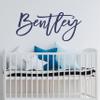 Name Wall Decal Sticker Custom Name Wall Decal Girls Room Boys Room (450) - Personalized Name Wall Decal Nursery Decal - Baby Monogram Vinyl Wall Art (32" Wide x 14" high) view 1
