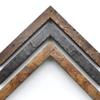Rustic Burled Wood Picture Frame, Handcrafted Custom Frames For Wall Art, Personalized Photo Frame, Natural Solid Wood With Premium Acrylic Cover (9 x 12, Dark Gray) view 1