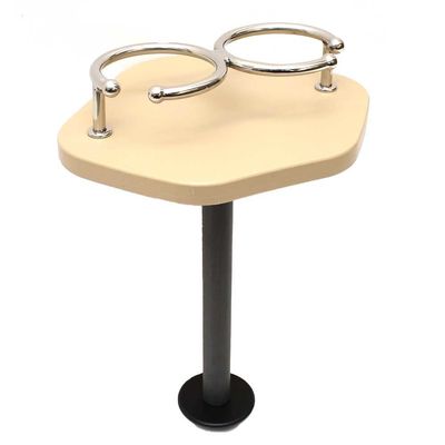 Pontoon Boat Bar Cup Holder Table MI-012P-TA | w/Paper Towel Holder